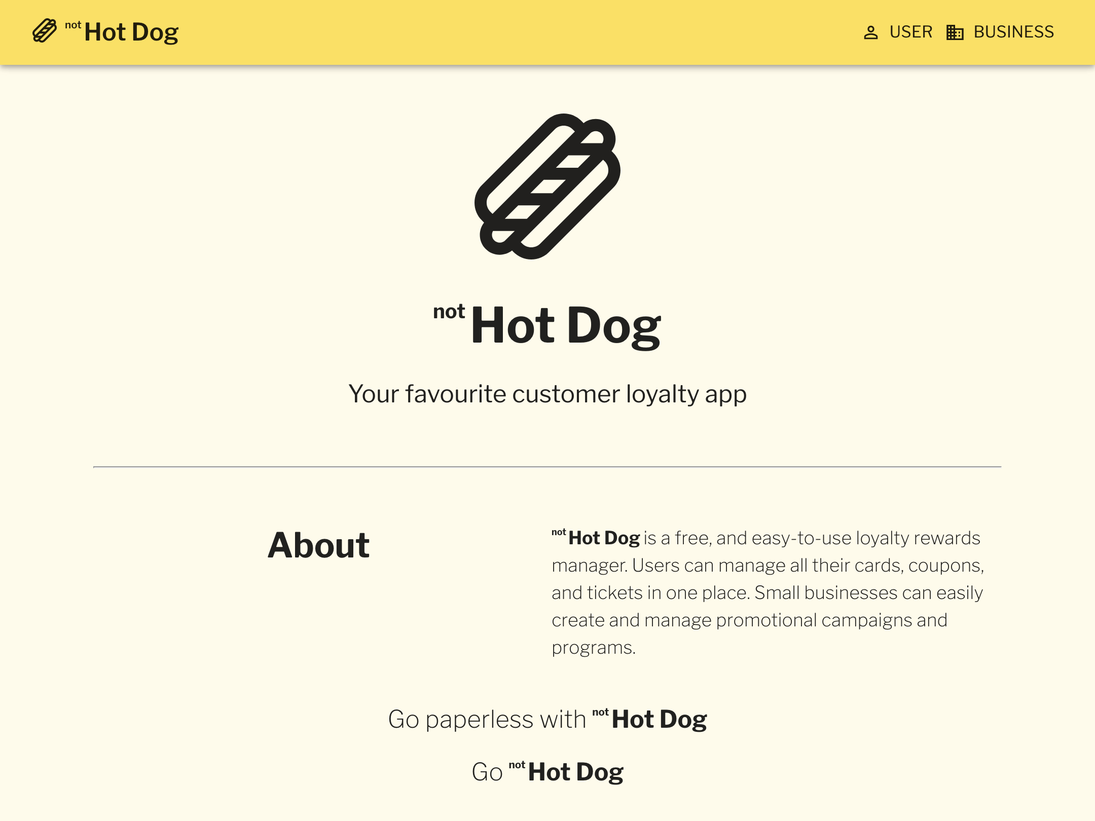 not Hot Dog